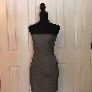 Bebe Bustier Dress, Grey,  Cocktail,  Dinner Dress Size 2